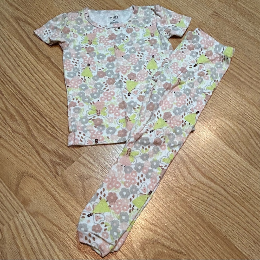 Carter's 2 piece fairy pajama set 3T